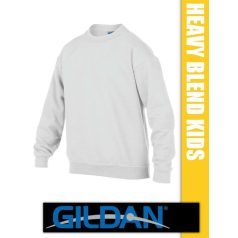   Gildan Heavy Blend Crewneck hosszúujjú gyerek unisex pulóver