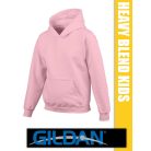 Gildan Heavy Blend Hooded hosszúujjú gyerek unisex kapucnis pulóver