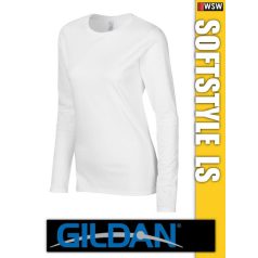 Gildan Softstyle hosszúujjú női póló