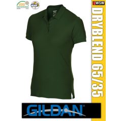   Gildan DRYBLEND kevertszálas rövidujjú női galléros póló