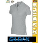 Gildan DRYBLEND kevertszálas rövidujjú női galléros póló