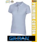 Gildan PREMIUM COTTON rövidujjú női galléros póló