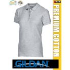 Gildan PREMIUM COTTON rövidujjú női galléros póló
