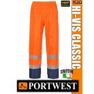 Portwest HI-VIS CLASSIC jólláthatósági esőnadrág - munkaruha