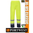 Portwest HI-VIS CLASSIC jólláthatósági esőnadrág - munkaruha