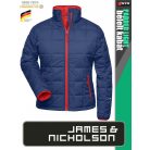 James & Nicholson PADDED LIGHT NAVYRED női technikai bélelt kabát - munkaruha