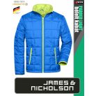 James & Nicholson PADDED LIGHT AQUALIME férfi technikai bélelt kabát - munkaruha