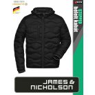James & Nicholson STEPPED BLACK férfi technikai bélelt kabát - munkaruha