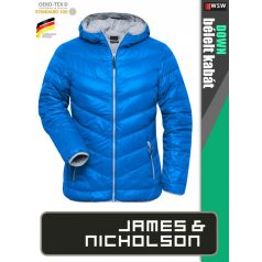   James & Nicholson DOWN BLUE női technikai bélelt kabát - munkaruha