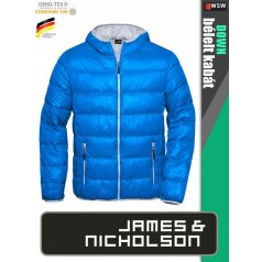   James & Nicholson DOWN BLUE férfi technikai bélelt kabát - munkaruha