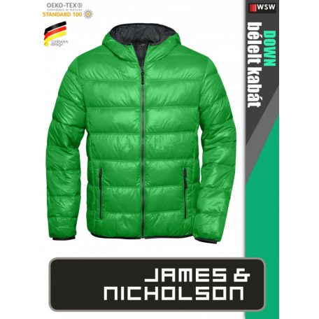 James & Nicholson DOWN GREEN férfi technikai bélelt kabát - munkaruha