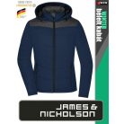 James & Nicholson WINTER NAVY női technikai bélelt kabát - munkaruha