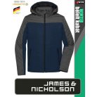 James & Nicholson WINTER NAVY férfi technikai bélelt kabát - munkaruha