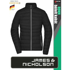   James & Nicholson DOWN BLACK női technikai bélelt kabát - munkaruha