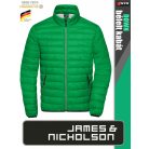James & Nicholson DOWN GREEN férfi technikai bélelt kabát - munkaruha