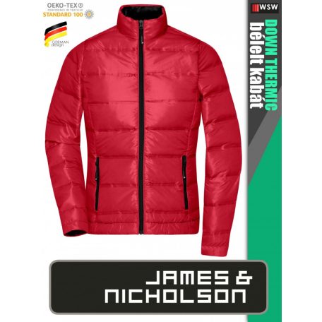 James & Nicholson DOWN THERMIC RED női technikai bélelt kabát - munkaruha
