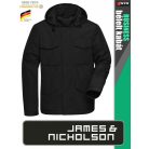 James & Nicholson BUSINESS BLACK férfi technikai bélelt kabát - munkaruha