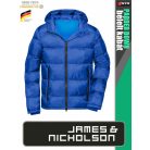 James & Nicholson PADDED DOWN BLUE férfi technikai bélelt kabát - munkaruha