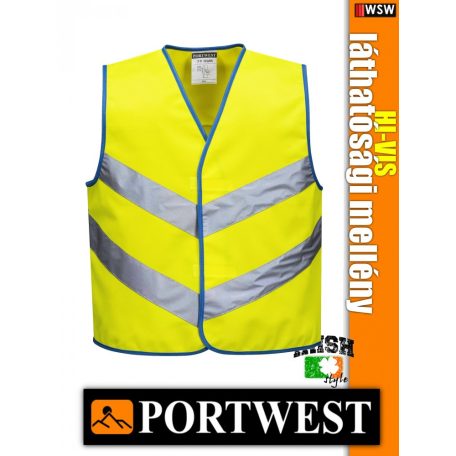 Portwest HI-VIS jólláthatósági gyerek mellény - munkaruha