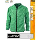 James & Nicholson KNITTED HOODIE férfi prémium polár pulóver