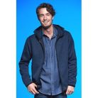 James & Nicholson KNITTED HOODIE férfi prémium polár pulóver