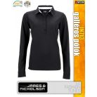 James & Nicholson JN713 női hosszúujjú prémium galléros póló