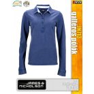 James & Nicholson JN713 női hosszúujjú prémium galléros póló