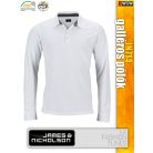 James & Nicholson JN714 férfi prémium hosszúujjú galléros póló