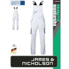 James & Nicholson COLORSTYLE WHITE technikai pamutgazdag deréknadrág - munkaruha