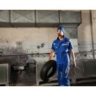 James & Nicholson COLORSTYLE DARKGREEN technikai pamutgazdag mellény - munkaruha