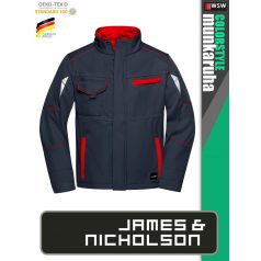   James & Nicholson COLORSTYLE CARBON technikai softshell kabát - munkaruha