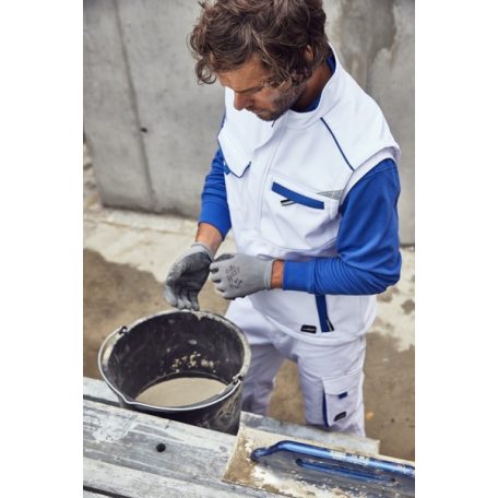 James & Nicholson COLORSTYLE BLACK technikai softshell mellény - munkaruha