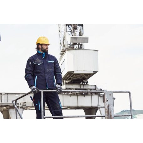 James & Nicholson COLORSTYLE DARKGREEN technikai bélelt softshell kabát - munkaruha