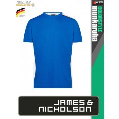   James & Nicholson COLORSTYLE ROYAL technikai kétszínű póló - munkaruha