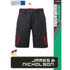 James & Nicholson COLORSTYLE DARKGREEN technikai pamutgazdag rövidnadrág - munkaruha