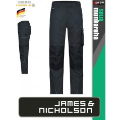   James & Nicholson SOLID CARBON technikai kopásálló deréknadrág - munkaruha