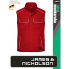 James & Nicholson SOLID RED technikai softshell mellény - munkaruha
