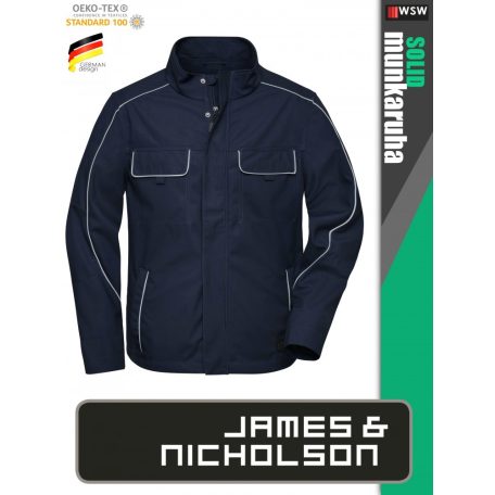 James & Nicholson SOLID NAVY technikai softshell kabát - munkaruha