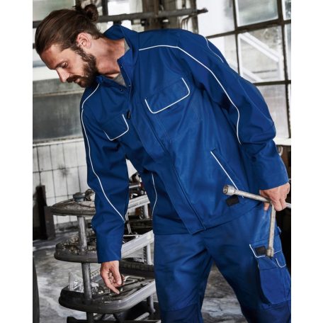James & Nicholson SOLID OLIVE technikai softshell kabát - munkaruha