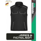 James & Nicholson SOLID BLACK technikai átmeneti softshell mellény - munkaruha