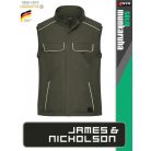 James & Nicholson SOLID OLIVE technikai átmeneti softshell mellény - munkaruha
