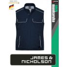 James & Nicholson SOLID NAVY technikai hőtükrös bélelt softshell mellény - munkaruha