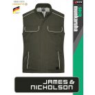James & Nicholson SOLID OLIVE technikai hőtükrös bélelt softshell mellény - munkaruha
