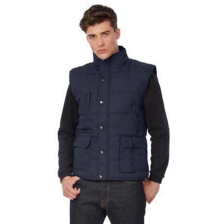 B&C BODYWARMER EXPLORER férfi bélelt mellény - munkaruha