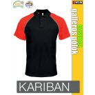 Kariban BASEBALL férfi galléros póló - munkaruha