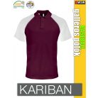Kariban BASEBALL férfi galléros póló - munkaruha