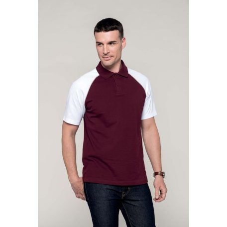 Kariban BASEBALL férfi galléros póló - munkaruha