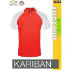 Kariban BASEBALL férfi galléros póló - munkaruha