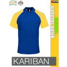 Kariban BASEBALL férfi galléros póló - munkaruha