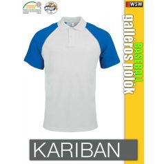 Kariban BASEBALL férfi galléros póló - munkaruha